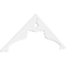 Ekena Millwork Pitch Heath Architectural Grade PVC Gable Pediment, 72"W x 27"H x 1"P (9/12) GPP072X027X100HEA - alternate 1